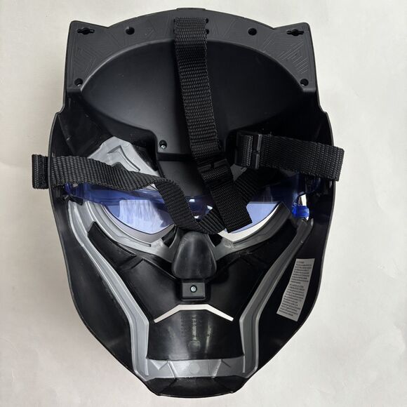Black Panther Wakanda Vibranium Power FX Light Up Mask Marvel Halloween Costume - Picture 3 of 15